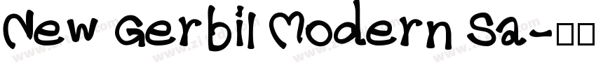 New Gerbil Modern Sa字体转换